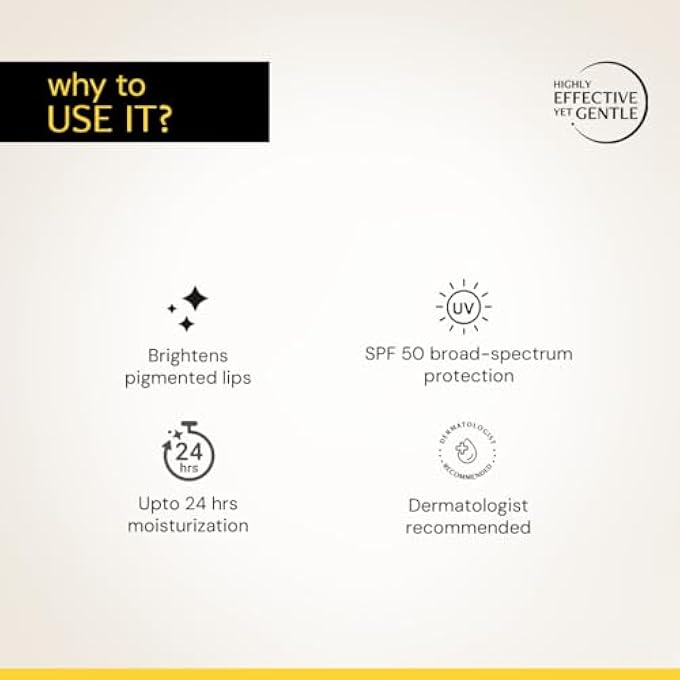 rayihni DECONSTRUCT BRIGHTENING LIP BALM WITH SPF 30 | FOR DARK, PIGMENTED, DRY, FLAKY LIPS | VITAMIN C FOR BRIGHTENING | SUN DAMAGE AND DISCOLORATION PROTECTION | GLOSS FINISH - Image 3